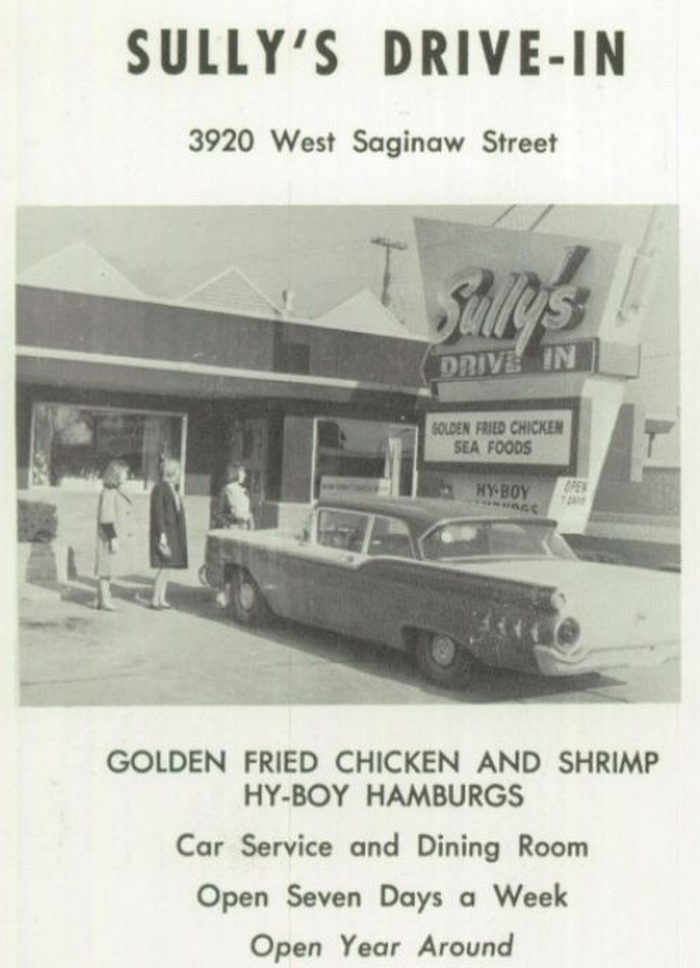 Sullys Drive-In - High School Yearbook Ad (newer photo)